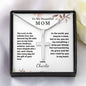 Personalized Cross Necklace - Gift for Mom from Her Child
