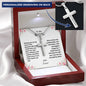 Personalized Cross Necklace - Christian Gift for Mom