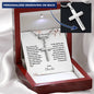 Personalized Cross Necklace - Gift for Mom from Her Child