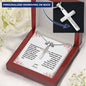 Personalized Cross Necklace - Christian Gift for Mom