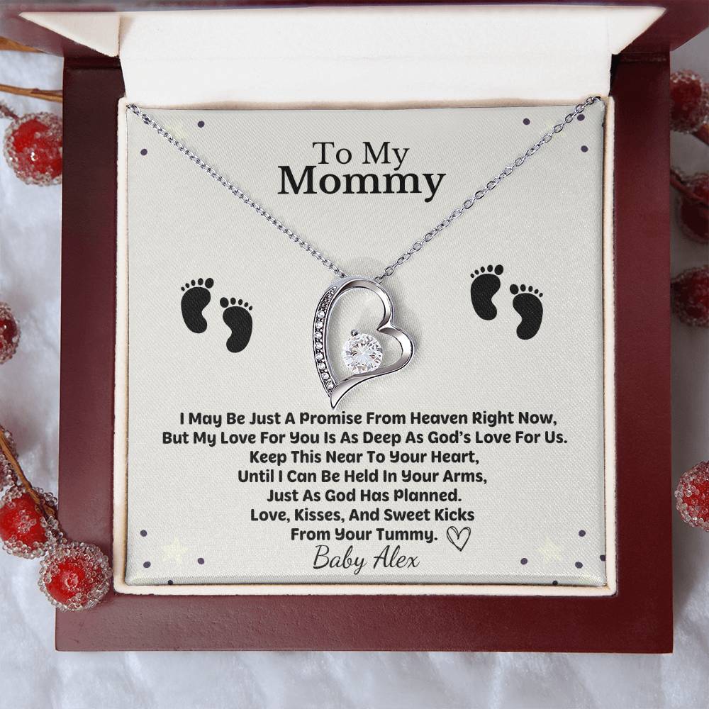Mommy To Be Necklace from Baby in the Womb