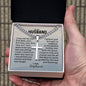 Cuban Chain with Engraved Cross - Christian Gift for Husband