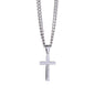 Cuban Link Chain with Engraved Cross - Gift For Dad