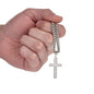 Cuban Chain with Engraved Cross - Christian Gift for Husband