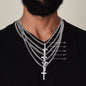 Cuban Chain with Engraved Cross - Gift for Son