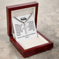 Cuban Chain with Engraved Cross - Gift for Son