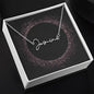 Signature Style Name Necklace - Personalized mother's day gift