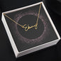 Signature Style Name Necklace - Personalized mother's day gift