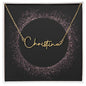 Signature Style Name Necklace - Personalized mother's day gift