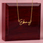 Signature Style Name Necklace - Personalized mother's day gift