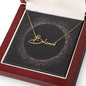 Signature Style Name Necklace - Personalized mother's day gift