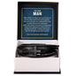 Men's Cross Leather Bracelet - Gift for Husband