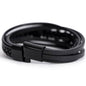 Men's Cross Leather Bracelet - Gift for Husband
