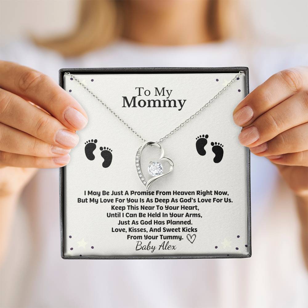 Mommy To Be Necklace from Baby in the Womb