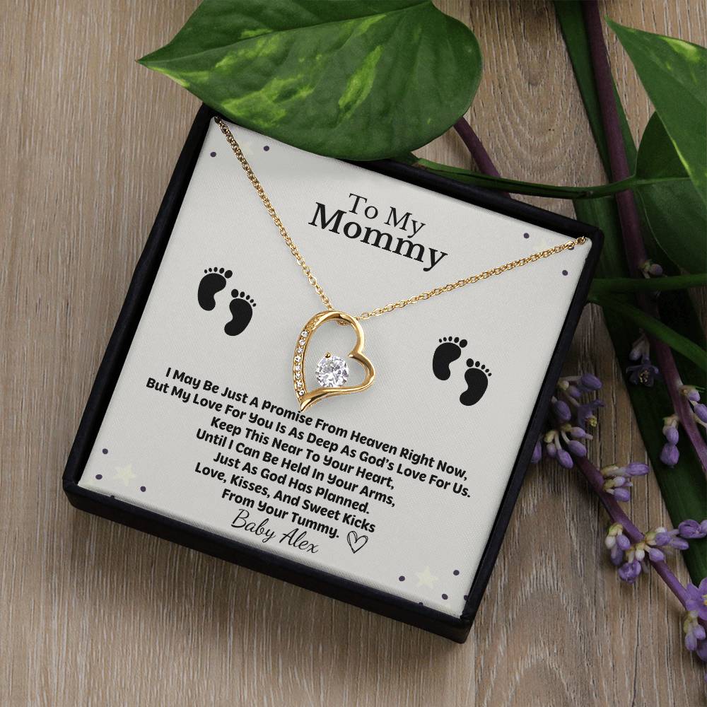 Mommy To Be Necklace from Baby in the Womb