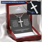 Father to Daughter Christian Gifts – Personalized Cross Necklace