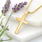 Father to Daughter Christian Gifts – Personalized Cross Necklace
