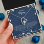 Forever Love Necklace with On Demand Message Card