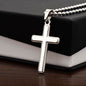 Timeless Bond Cross Necklace with Ball Chain for Daughter