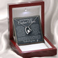 Personalized Gift to my Wife Forever Love Necklace 14k Gold Finish