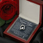 Personalized Gift to my Wife Forever Love Necklace 14k Gold Finish