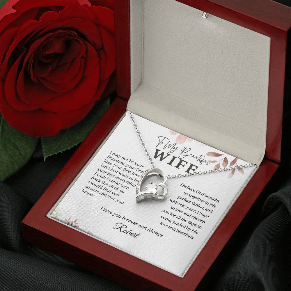 Forever Love Necklace - Personalized Gift to My Wife