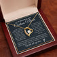 Personalized Gift to my Wife Forever Love Necklace 14k Gold Finish