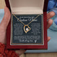 Personalized Gift to my Wife Forever Love Necklace 14k Gold Finish