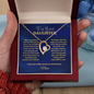 Forever Love Necklace for Daughter | Heart Crystal Gift from Mom or Dad