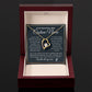 Personalized Gift to my Wife Forever Love Necklace 14k Gold Finish