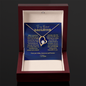 Forever Love Necklace for Daughter | Heart Crystal Gift from Mom or Dad
