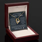 Personalized Gift to my Wife Forever Love Necklace 14k Gold Finish