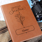 Personalized Sweet Sixteen Journal — Chapter Sixteen Tulip Floral Notebook