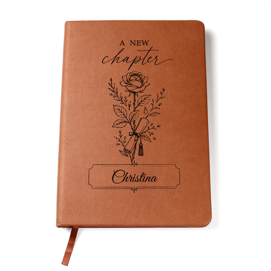 New Chapter personalized graduation journal — Christian gift for her | The Faith World