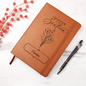 Personalized Sweet Sixteen Journal — Chapter Sixteen Tulip Floral Notebook