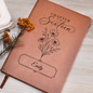 Sweet Sixteen wildflower notebook back — personalized birthday gift for her | The Faith World