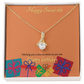 Sweet Blossom Necklace – Sweet 16 Birthday Gift Necklace gold silver | Sweet 16 gifts for daughter, granddaughter, friend | Sweet Blossom Necklace