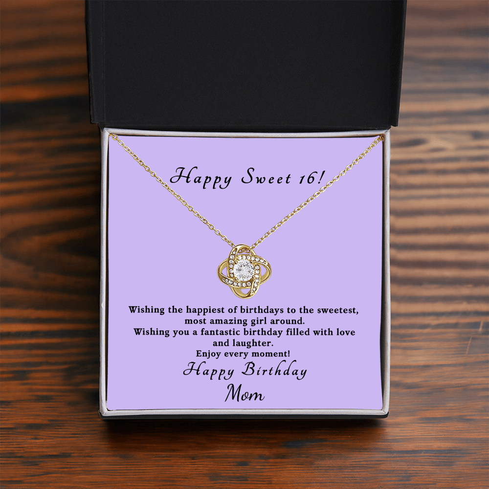 Love Knot Necklace – The Perfect Sweet 16 Gift