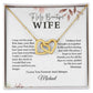 Interlocking Hearts Necklace - Personalized Gift to My Wife