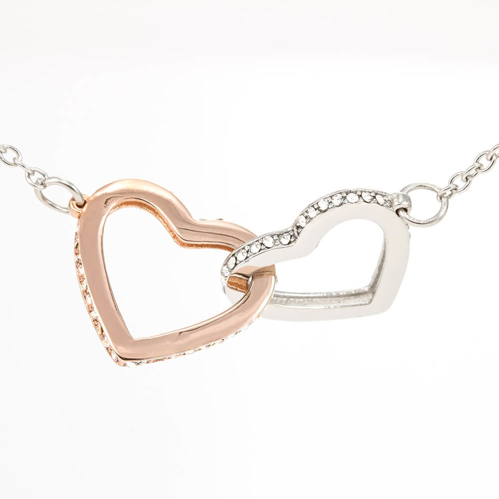 Interlocking Hearts Necklace - Personalized Gift to My Wife