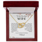 Interlocking Hearts Necklace - Personalized Gift to My Wife