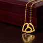 Interlocking Hearts Necklace - Personalized Gift to My Wife