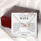 Interlocking Hearts Necklace - Personalized Gift to My Wife