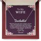 Cursive Name Necklace - Personalized Gift for Wife