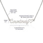 Heart necklace daughter with name — personalized religious gift from parents | The Faith World