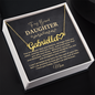 Personalized Heart Necklace for Daughter | Brave & Loved Gift from Dad or Mom