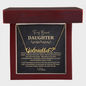 Personalized Brave Loved daughter necklace multiple views — heart shaped gift | The Faith World