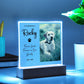 Personalized Pet Memorial LED Plaque