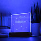 Engraved Christian Baby Acrylic Plaque
