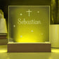 Engraved Christian Baby Acrylic Plaque